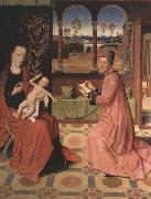 Dieric Bouts Saint Luke Drawing the Virgin and Child Norge oil painting reproduction